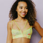 MADALYNNE MARIS BRALETTE DIY SEWING KIT: Yellow Watercolor Lace 