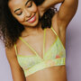 MADALYNNE MARIS BRALETTE DIY SEWING KIT: Yellow Watercolor Lace 