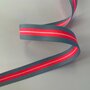 Sierband Neon Grijs stripe -  15mm