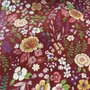 Kokka Japan - Bordeaux Flower  - FINE CORDUROY