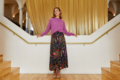 Atelier Jupe - Large Abstract Flower VISCOSE