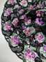 Haute Couture - Sierkant Purple flowers