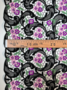 Haute Couture - Sierkant Purple flowers