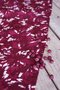 Eglantine & Zoé Flora Bordeaux VISCOSE POPLIN