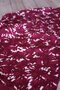 Eglantine & Zoé Flora Bordeaux VISCOSE POPLIN