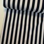 DEADSTOCK Liljovilja X Elvelyckan - Black White Stripe JERSEY