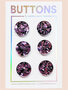 Tabitha Sewer - Lavender Confetti Classic Buttons 15mm 