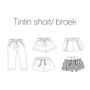 Iris May Tintin Short Kids +DIGITALE UITLEG