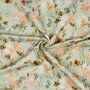 COUPON 140 CM Verhees GOTS  - Sand Flower - Double Gauze (GOTS)