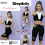 MADALYNNE X SIMPLICITY S9620 SPORT BRALETTE + LEGGINGS PAPER PATTERN
