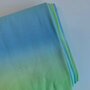 COUPON 80 CM Hilco - Rainbow Blue to Green JERSEY