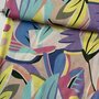 COUPON 180CM Editex  -Pastel Jungle VISCOSE
