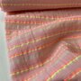 Editex  - Yellow Pink Neon Stripes  Katoen 