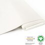 COUPON 50 CM Fabrilogy - White - GOTS jersey
