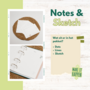 Uitbreidingsset NOTES & SKETCH combideal