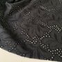 TopTex Zwarte broderie 