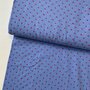 Toptex- Blauw/Roze Katoen met opliggende stippeltjes
