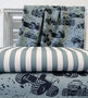 COUPON 100 CM Mieli Design - Stripes Slate Green JERSEY  (organic)