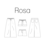 Iris May Rosa Broek/Short Kids + DIGITALE UITLEG 