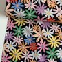 COUPON 130 CM Cloud 9 -  Happy Days - Happy Daisies - Biokatoen