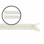 Deelbare spiraal rits 55cm  CREME 