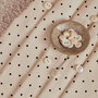 COUPON 165 CM Atelier Brunette CORDUROY Polka Dot Fine Wale Off-White