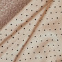 COUPON 165 CM Atelier Brunette CORDUROY Polka Dot Fine Wale Off-White