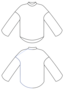 By Masin - Molly Mock Neck Top PDF PATTERN