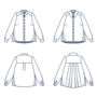 Les Lubies de Cadia - Saxa Blouse 