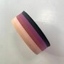 COUPON 100 CM Tassenband Herringbone Dark salmon, pink, rose, violet, grey  40mm 