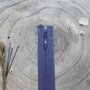 Blinde rits cobalt 20 cm - Atelier Brunette