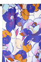 Atelier Jupe - White with Blue Flowers VISCOSE