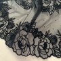 Elastisch kant Flock Roses