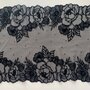 Elastisch kant Flock Roses