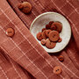 Atelier Brunette - Tile Chestnut VISCOSE KATOEN LINNEN