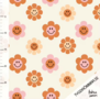 Tygdrommar - Smiley Daisy  - BIO-JERSEY 