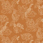 Paintbrush Studio - Lined Peony - ORGANIC COTTON GAUZE