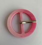 Pink gradient - Belt Buckle Bio Resin