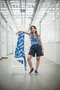 COUPON 50 CM Ansje X Misusu - Wavy Blue JERSEY