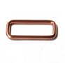 Rose gold metalen passant 25mm