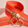 Atelier Brunette -  GOLD Tangerine DUBBELE RITS 40 CM 