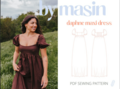 By Masin - Daphne Maxi Dress PDF PATTERN