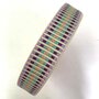 Tassenband Fantasy Ivory, lilac, purple, mint, lurex 40mm