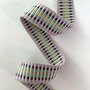 Tassenband Fantasy Ivory, lilac, purple, mint, lurex 40mm
