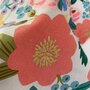 Rifle paper  - Vintage Blossom Cream Metallic  CANVAS