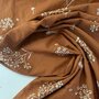 Kokka Japan - Echino Pecan Broderie - COTTON/LINNEN 
