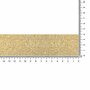 COUPON 35 CM Goud schuin geweven elastiek 40mm