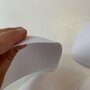 Triangle bra/bikini cups/padding - Wit