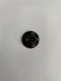 1 knoop 28 mm zwart met patroon