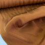 COUPON 180 CM A La Ville - Caramel VISCOSE SATIJN